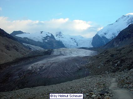 Montrachet-Gletscher, Bernina-Massiv, Schweiz